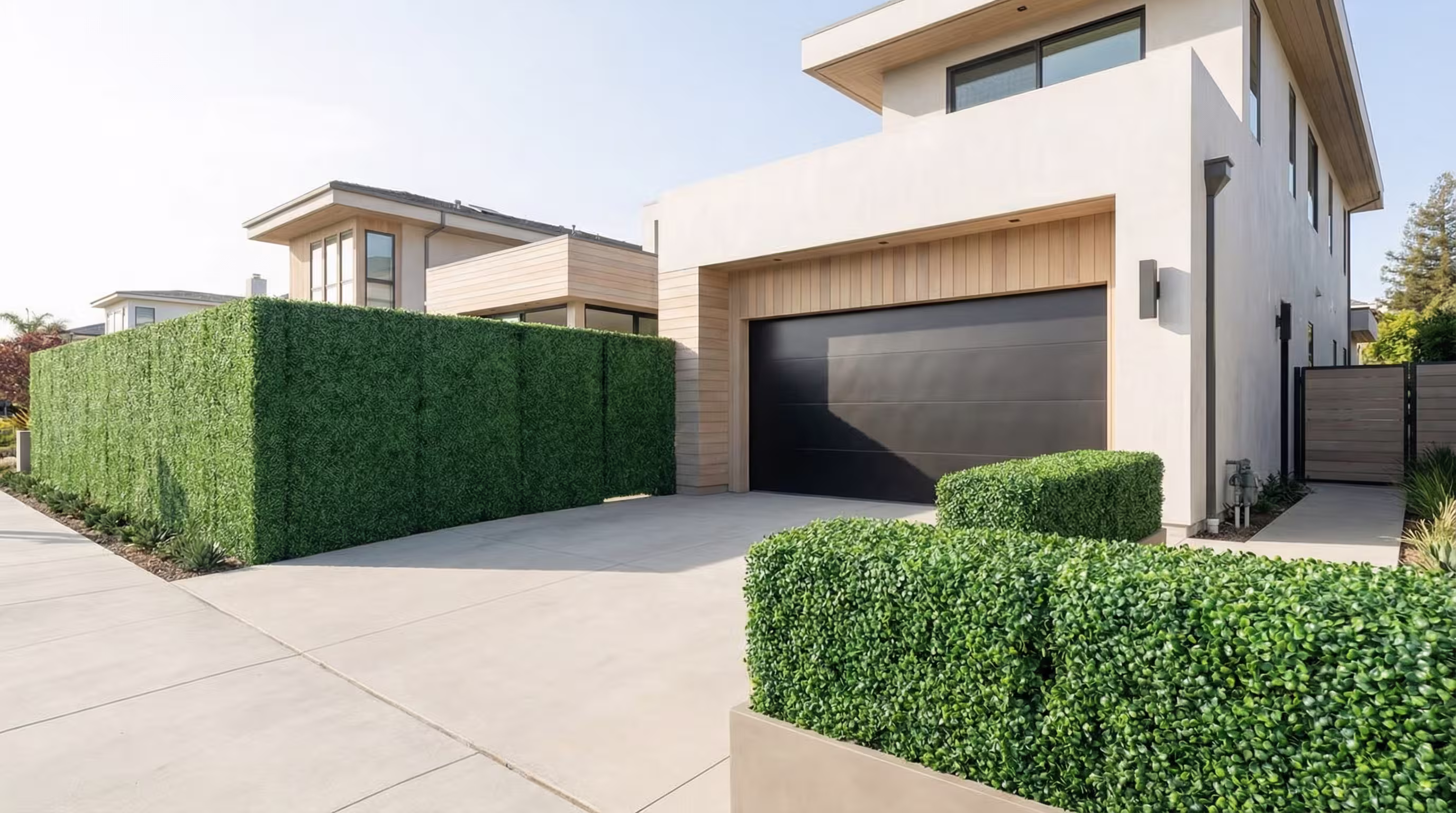 DIY vs Professional Artificial Hedge Installation