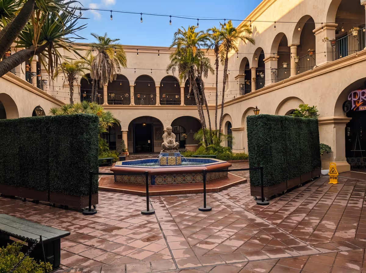 The Prado at Balboa Park: custom mobile hedges that replaced an expensive rental cycle