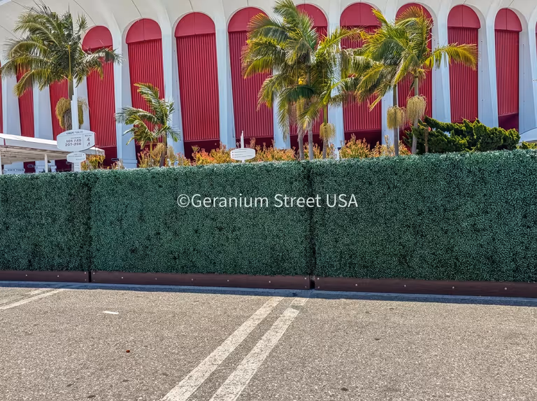 Kia Forum: 64 modular artificial hedge panels for crowd control image 6